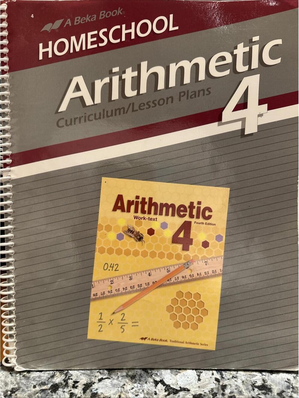 Abeka Homeschool Arithmetic 4 Curriculum Lesson Plans Fourth Edition